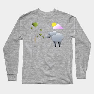 Elephant Deconstructed Long Sleeve T-Shirt